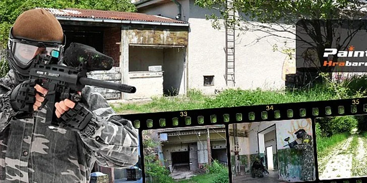 4 hodiny paintballu v největších areálech Evropy