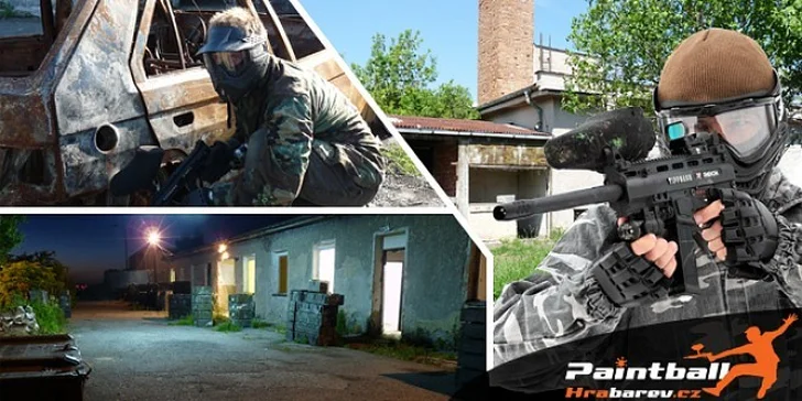 4 hodiny paintballu v největších areálech Evropy