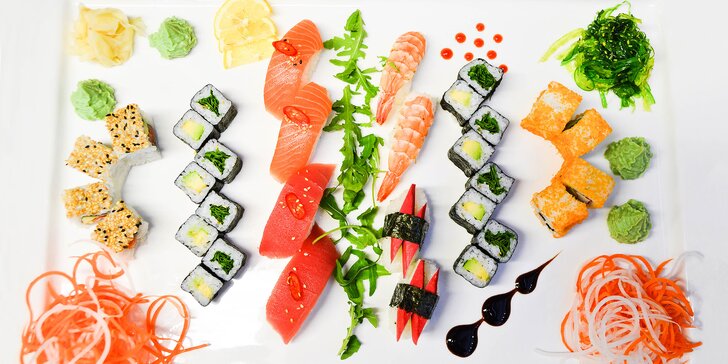 Chopte se hůlek: 20, 24 nebo 32 kousků lahodného sushi v nové restauraci