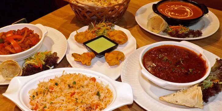 Indické menu pro dva: Požitek z vůně a chuti ukrytý v jehněčím a kuřecím mase