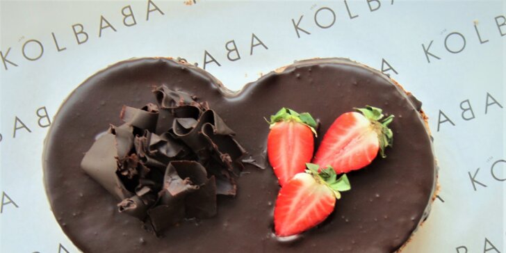 Zamilovaný pozdrav z brněnské Kolbaby: Jemný čokoládový dort k Valentýnu