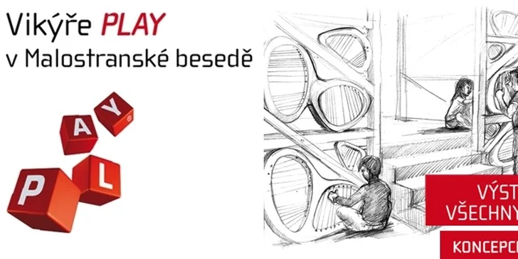 Interaktivní výstava Vikýře PLAY pro všechny smysly v Malostranské besedě