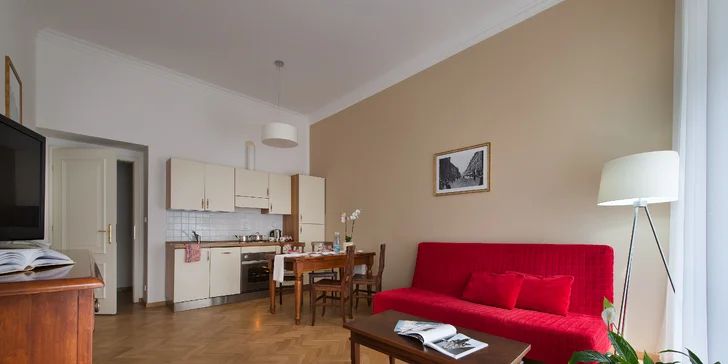 Některé pokoje mají také balkon.
