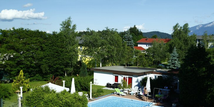 Apartmány u rakouského jezera Klopeiner See: snídaně, bazén, dítě do 11,9 let zdarma