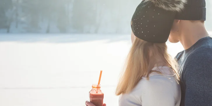 2 půllitrové drinky Fruitisimo plné lásky a zdraví – Srdcovka a Valentýn