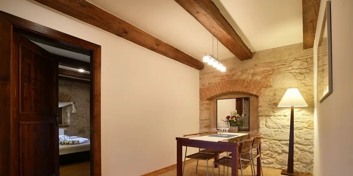 Romantika v luxusním apartmánu nebo sýpce se snídaní či polopenzí