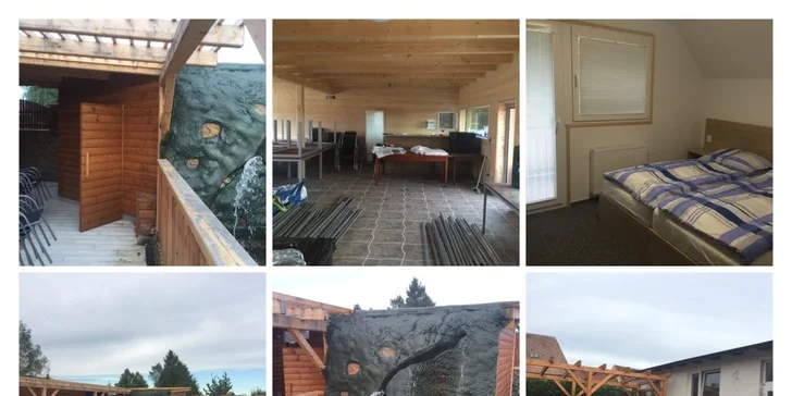 Soukromá chalupa nedaleko Vranova pro 5–14 osob: sauna, whirlpool, bazén