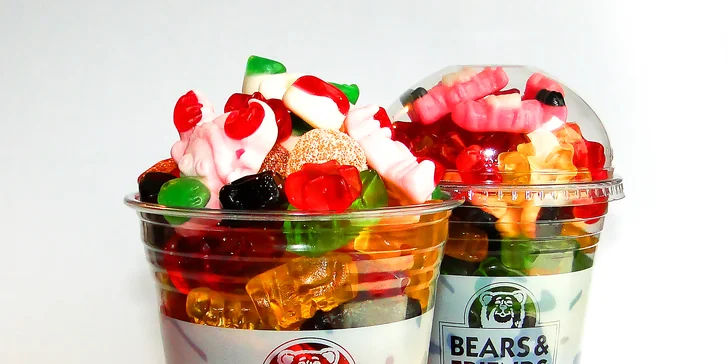 Barevné mlsání: 400g nebo 500g mix ovocných želé bonbónů