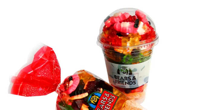Barevné mlsání: 400g nebo 500g mix ovocných želé bonbónů