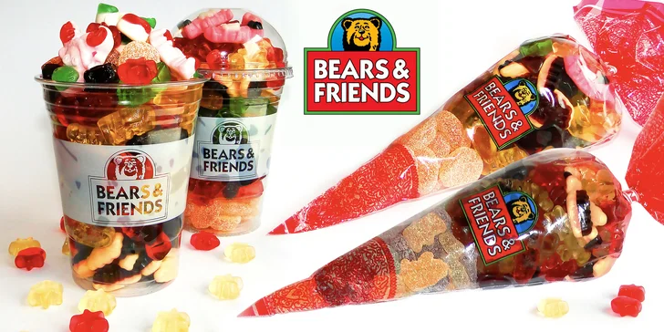 Barevné mlsání: 400g nebo 500g mix ovocných želé bonbónů