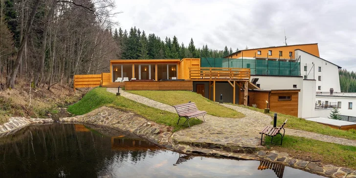 Každý den do 16:00 máte neomezený přístup do wellness centra sousedního Hotelu Kamzík.