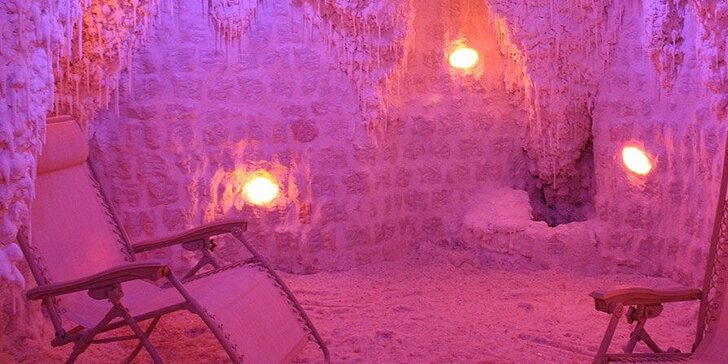 Relaxace v Solno-jodové jeskyni pro rodinu
