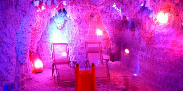 Relaxace v Solno-jodové jeskyni pro rodinu