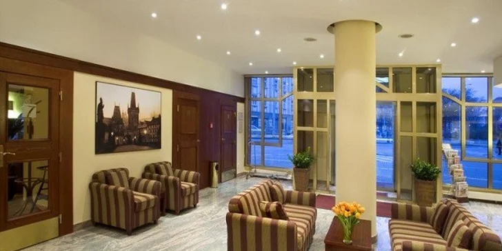 Hotel Plaza Alta Praha**** blízko historického centra a dítě do 11,9 let zdarma