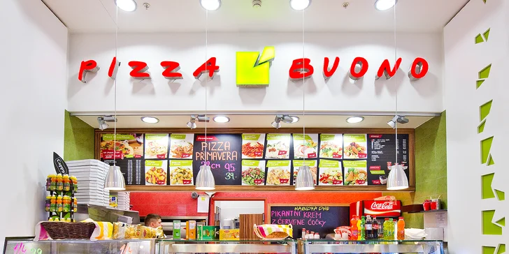 Dneska vás šichta v kuchyni nečeká: Nazdobená pizza a nápoj z OC Černý Most