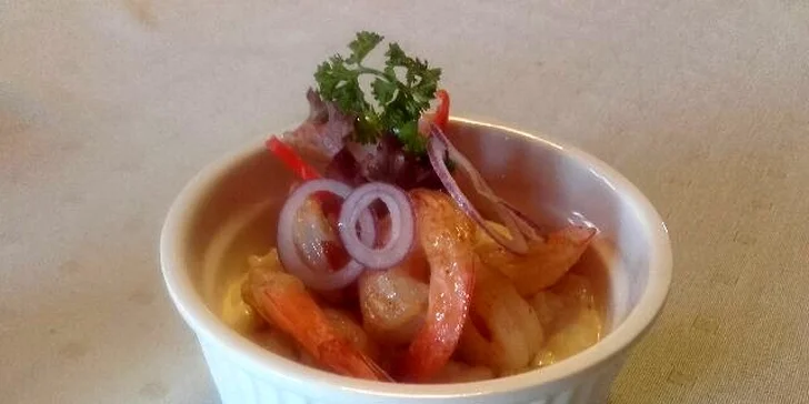 Oslavte den sv. Valentýna: 4chodové menu se sektem pro dvě osoby