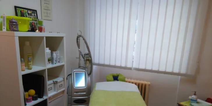 1, 5 nebo 10 ošetření nasávací kryolipolýzy v délce 60 minut
