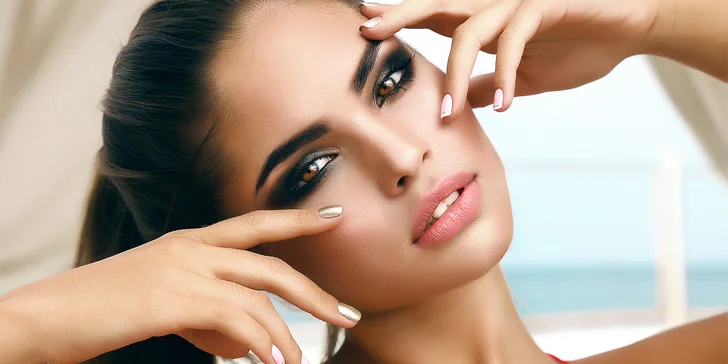 Krásná i bez líčidel: Konzultace a permanentní make-up obočí v luxusním salonu