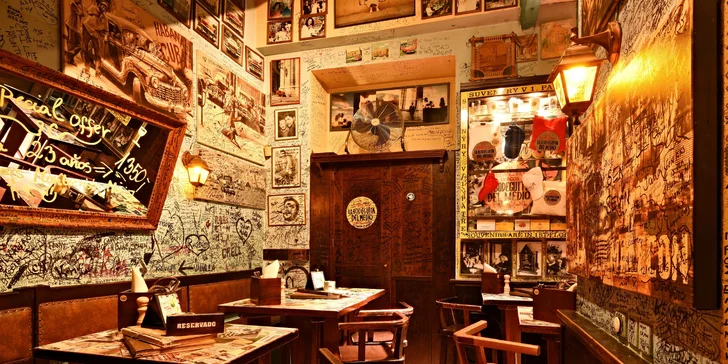6chodové menu v La Bodeguita: chobotnice, tuňák, panenka i víno či koktejly