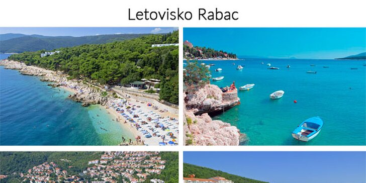 Prodloužený víkend v luxusním chorvatském Rabacu s polopenzí a dopravou
