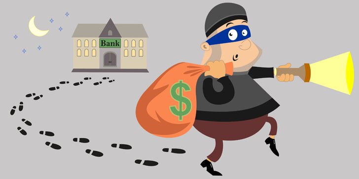 Únorová loupež: 3hodinová (ne)detektivní hra Jak vyloupit banku pro 3–5 osob