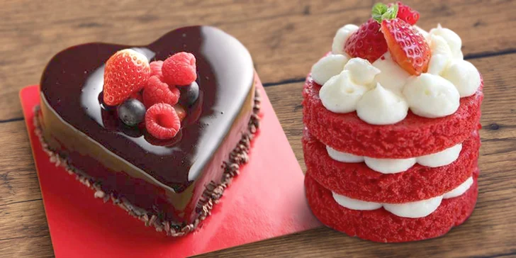 Valentýnský dortík pro zamilované: čokoládové srdce či Red velvet s mascarpone