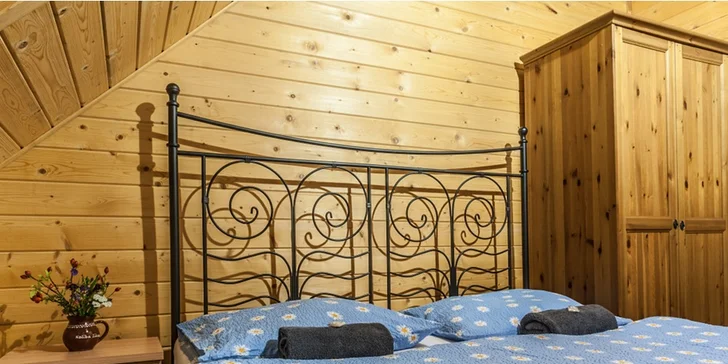 3–4 dny pro 2 se snídaní v rustikální srubové kolibě na Liptově pod Tatrami