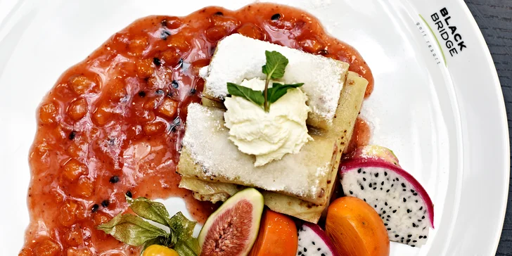 Hostina na úrovni: Tříchodové menu vytříbených chutí pro dva v golf resortu