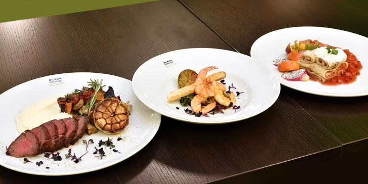 Hostina na úrovni: Tříchodové menu vytříbených chutí pro dva v golf resortu