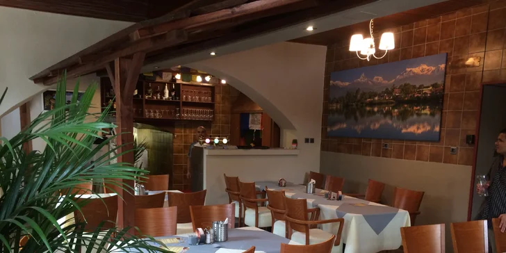 3chodové indické menu pro dva: masové nebo vegetariánské podle výběru