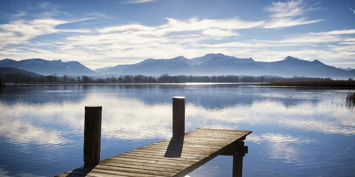 Aktivní dovolená u bavorského jezera Chiemsee, pobyt pro dva vč. snídaně