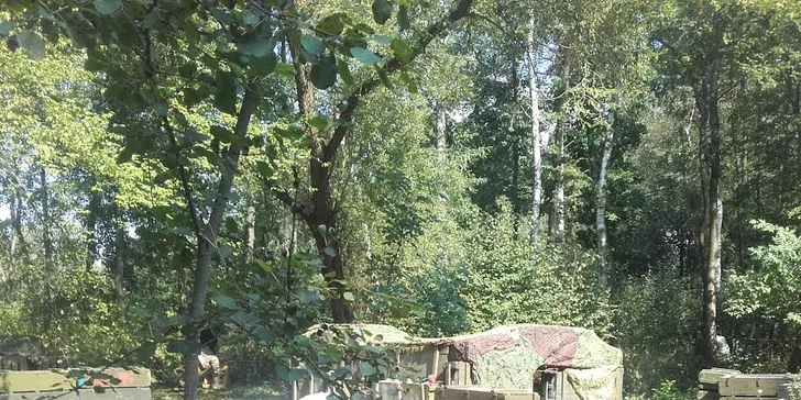 Nepřekonatelná paintballová přestřelka včetně vybavení a 100 kulí
