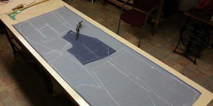 Záloha na ručně šitý pánský oblek na míru: špičková kvalita Bespoke Full Canvas