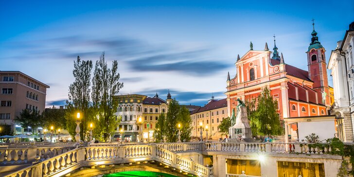 Malá země, velké zážitky: Putování Slovinskem včetně dopravy a 2 nocí v hotelu