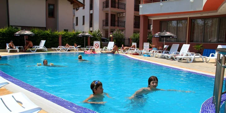 8 dní na bulharském Slunečném pobřeží: all inclusive, bazén a pláž 350 m daleko