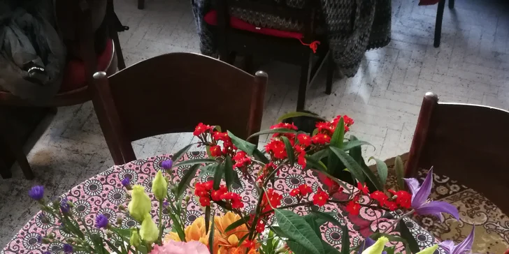 Příklad květiny za 1000 Kč.