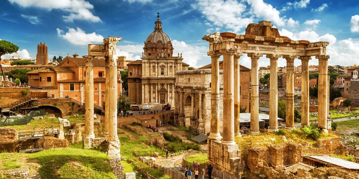 Za poznáním do Říma: letenka, hotel *** v centru města se snídaní, průvodce