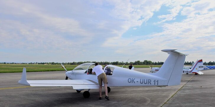 Pilotem na zkoušku: 20–60min. zážitkový let ve dvoumístném ultralightu