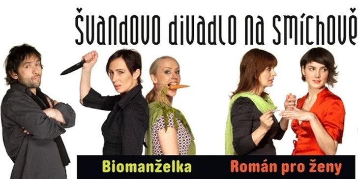 245 Kč za vstupenku na divadelní představení Román pro ženy a Biomanželka v hodnotě 490 Kč. Prožijte Báječné léto s Michalem Vieweghem i Jiřím Langmajerem ve Švandově divadle!