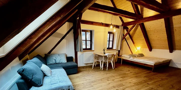 4lůžkový apartmán Na půdě