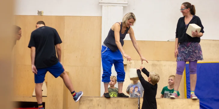 Parkour pro rodiče s dětmi: 120 minut společného tréninku v In Motion Academy
