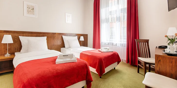 Elegantný hotel v Krakove: raňajky aj relax v záhrade, 1 km od Hlavného námestia
