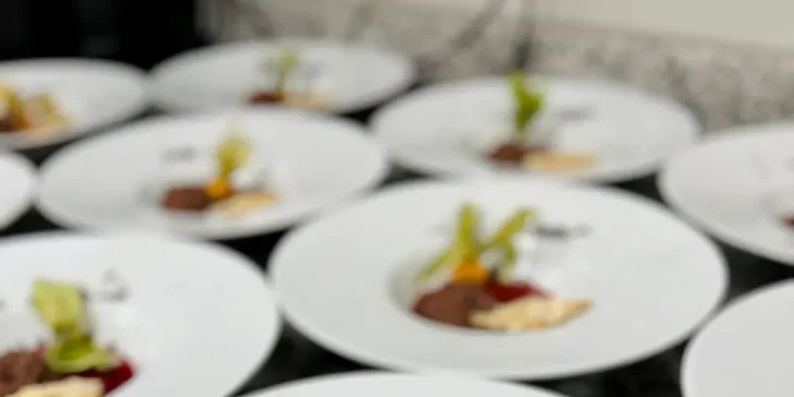 Večerné menu sa skladá z 3 chodov a pestrého šalátového bufetu.