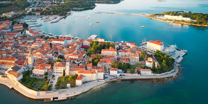 Vydáte se i do historického města Poreč.