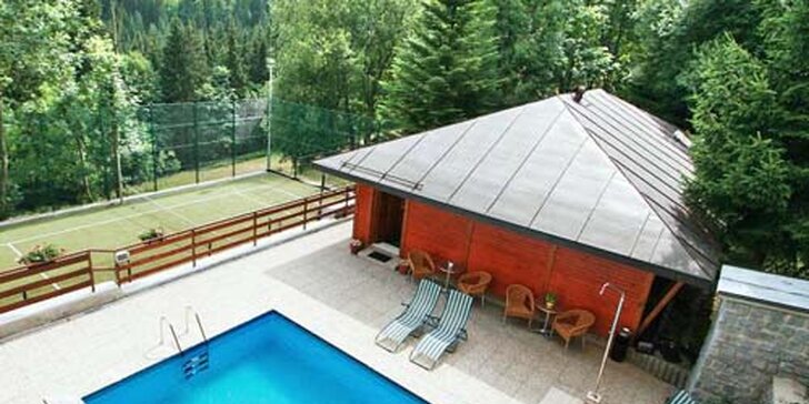 Dovolená ve Špindlu až pro 6 osob: polopenze, bazén i sauna a vířivka