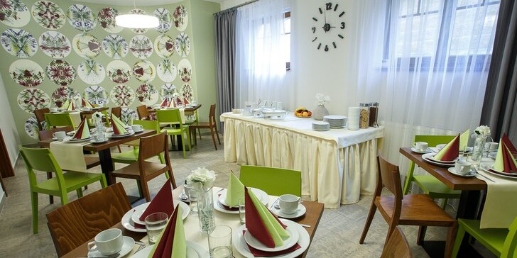 Luxusní apartmány se snídaní a wellness nedaleko Luhačovické kolonády