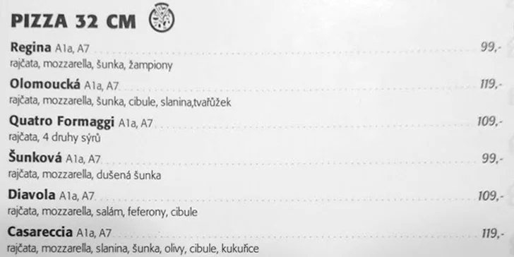 Dvě libovolné pizzy z jídelního lístku a hodina billiardu nebo karambolu