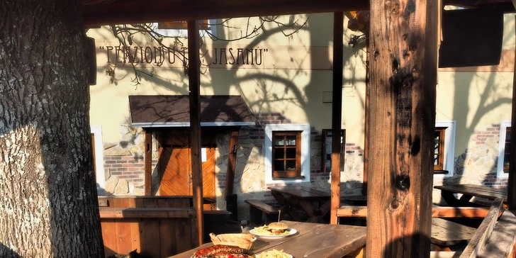 Jeden nebo dva hovězí burgery s hranolky a domácí tatarkou