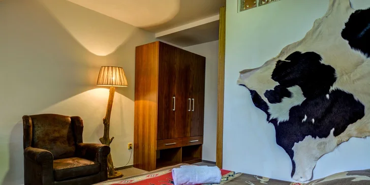 Zážitkový pobyt na westernovém ranči Kostelany včetně stravy a wellness