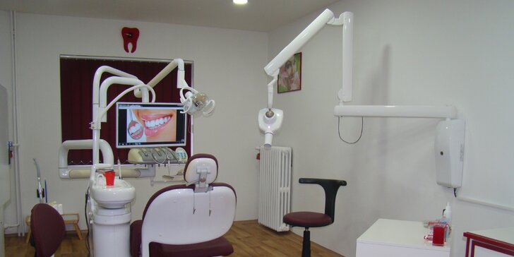 Ordinační bělení zubů s možností kompletní dentální hygieny